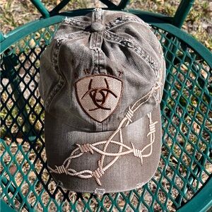 Ariat Brown and Tan Men's Hat